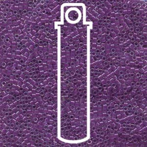 11/0 Delica Seed Beads - Lined Lilac AB - 7.2gm
