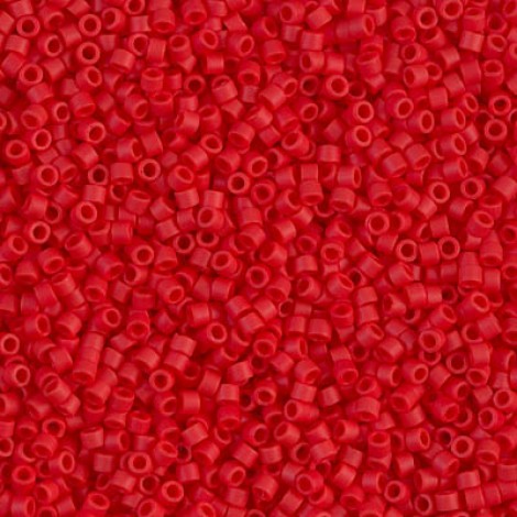 11/0 Delica Seed Beads - Opaque Dark Red