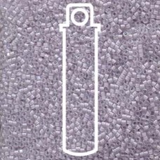 11/0 Delica Seed Beads - Lined Pale Lavender AB - 7.2gm