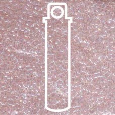 11/0 Delica Seed Beads - Lined Light Pink AB - 7.2gm