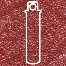 11/0 Delica Seed Beads - Transparent Light Siam Luster - 7.2gm