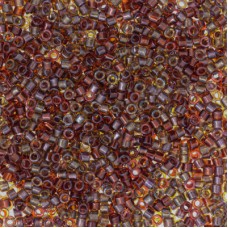 Miyuki 11/0 Delicas - Sparkling Lined Cranberry Harvest Mix - 7.6gm