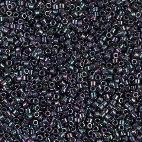 11/0 Delica Seed Beads - Metallic Purple-Green Gold Iris - 7.2gm