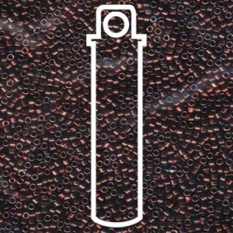 11/0 Delica Seed Beads - Metallic Gold Iris - 7.2gm