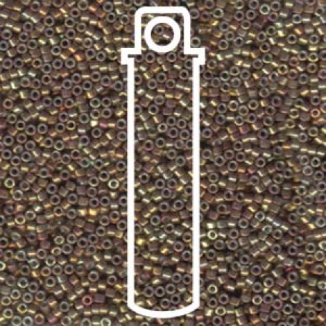 11/0 Delica Seed Beads - Metallic Earth Batik Luster - 7.2gm