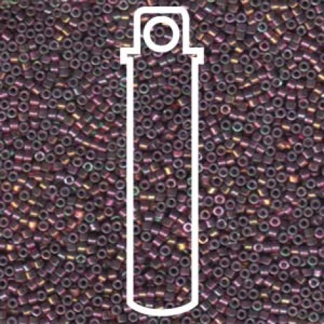 11/0 Delica Seed Beads - Metallic Thistle Luster - 7.2gm 11/0 Delica Seed Beads - Metallic Thistle Luster - 7.2gm