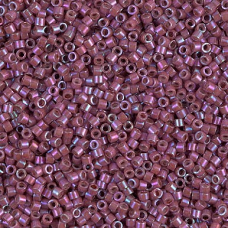11/0 Delica Seed Beads - Metallic Raspberry Luster - 7.2gm 11/0 Delica Seed Beads - Metallic Raspberry Luster - 7.2gm