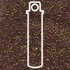 11/0 Delica Seed Beads - Gold Red Luster - 7.2gm
