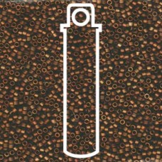 11/0 Delica Seed Beads - Matte Metallic Bronze/Gold Iris - 7.2gm