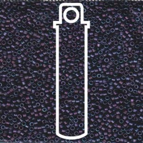 11/0 Delica Seed Beads - Matte Metallic Violet/Gold Iris - 7.2gm 11/0 Delica Seed Beads - Matte Metallic Violet/Gold Iris - 7.2gm