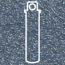 11/0 Delica Seed Beads - Transp Grey Luster AB - 7.2gm