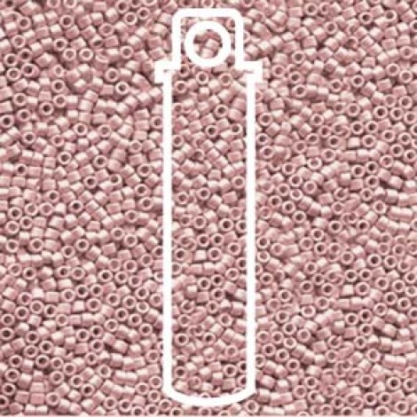 11/0 Delica Beads - Galvanised Matte Berry - 7.2gm 11/0 Delica Beads - Galvanised Matte Berry - 7.2gm
