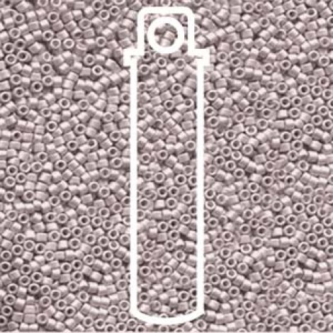 11/0 Delica Beads - Galvanised Matte Light Smoky Amethyst - 7.2gm