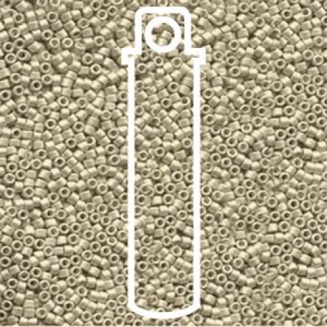 11/0 Delica Beads - Galvanised Matte Pewter - 7.2gm