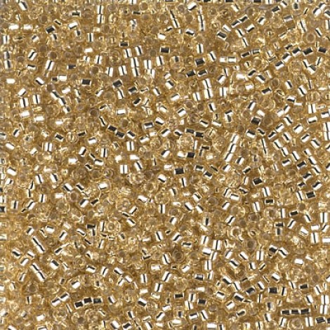 11/0 Delica Seed Beads - Silver Lined Crystal Ivory - 7.2gm 11/0 Delica Seed Beads - Silver Lined Crystal Ivory - 7.2gm