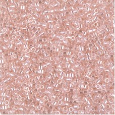11/0 Delica Seed Beads - Transparent Pink Mist Luster - 7.2gm