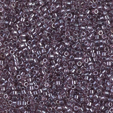 11/0 Delica Seed Beads - Transparent Mauve Luster - 7.2gm