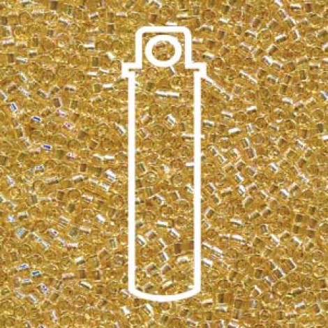 11/0 Delica Seed Beads - Transparent Crystal Ivory Luster - 7.2gm 11/0 Delica Seed Beads - Transparent Crystal Ivory Luster - 7.2gm