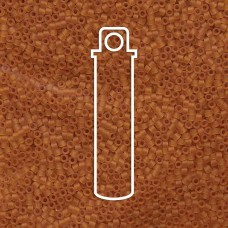 11/0 Delica Seed Beads - Matte Transparent Marigold - 7.2gm