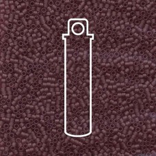 11/0 Delica Seed Beads - Matte Transparent Mauve - 7.2gm
