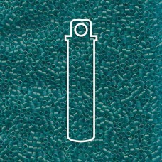 11/0 Delica Seed Beads - Matte Transparent Caribbean Teal - 7.2gm