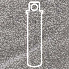 11/0 Delica Seed Beads - Matte Transparent Gray Mist - 7.2gm