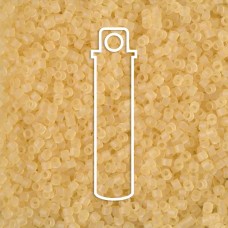 11/0 Delica Seed Beads - Matte Transparent Crystal Ivory - 7.2gm