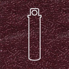 11/0 Delica Seed Beads - Dyed Transparent Wine - 7.2gm