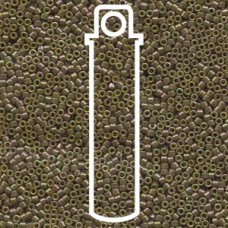 11/0 Delica Seed Beads - Olive AB - 7.2gm