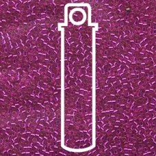 11/0 Delica Seed Beads - Silver Lined Bright Fuchsia