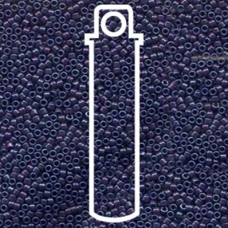 11/0 Delica Seed Beads - Metallic Midnite Purple - 7.2gm
