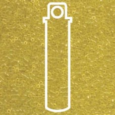 11/0 Delica Seed Beads - Transparent Pale Yellow - 7.2gm