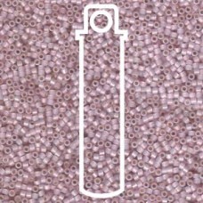 11/0 Delica Seed Beads - Silverlined Pale Rose Opal
