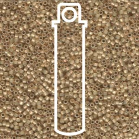 11/0 Delica Seed Beads - Silver Lined Light Honey Opal - 7.2gm