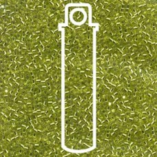 11/0 Delica Seed Beads - Silverlined Chartreuse - 7.2gm