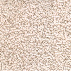 11/0 Delica Seed Beads - Opaque Bisque White - 50gm Bulk Pack