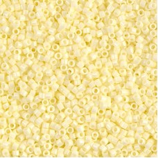 11/0 Delica Seed Beads - Opaque Pale Yellow - 50gm Bulk Bag