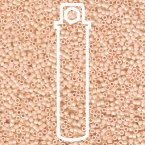 11/0 Delica Seed Beads - Opaque Light Peach - 7.2gm