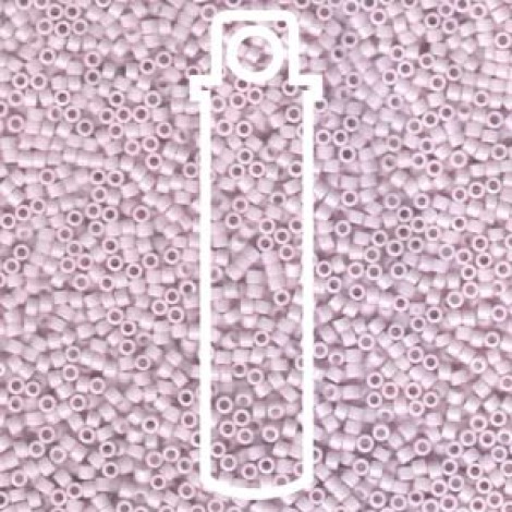11/0 Delica Seed Beads - Opaque Pale Rose  7.6gm