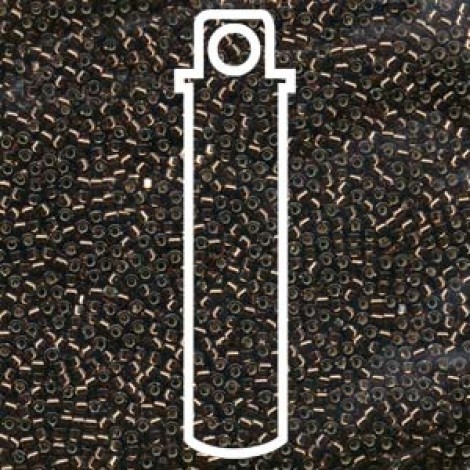 11/0 Delica Seed Beads - Silver Lined Brown - 7.2gm 11/0 Delica Seed Beads - Silver Lined Brown - 7.2gm