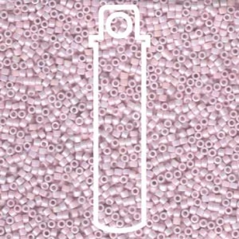 11/0 Delica Beads - Opaque Pale Rose AB