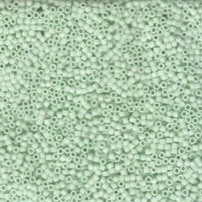 11/0 Delica Beads - Matte Opaque Light Mint - 50gm Bulk Bag