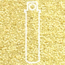 11/0 Miyuki Delica Beads - Matte Opaque Yellow AB