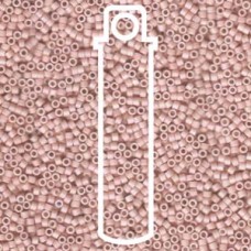 11/0 Miyuki Delica Beads - Matte Opaque Pink Champagne AB