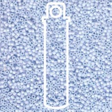 11/0 Miyuki Delica Beads - Matte Opaque Light Sky Blue AB