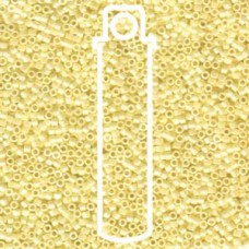 11/0 Delica Beads - Opaque Pale Yellow Ceylon - 7.6gm