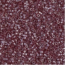 11/0 Delica Beads - Opaque Currant Luster - 7.6gm