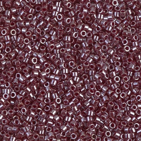 11/0 Delica Beads - Opaque Currant Luster - 7.6gm