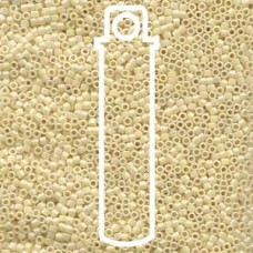 11/0 Delica Seed Beads - Opaque Cream AB - 6.8gm