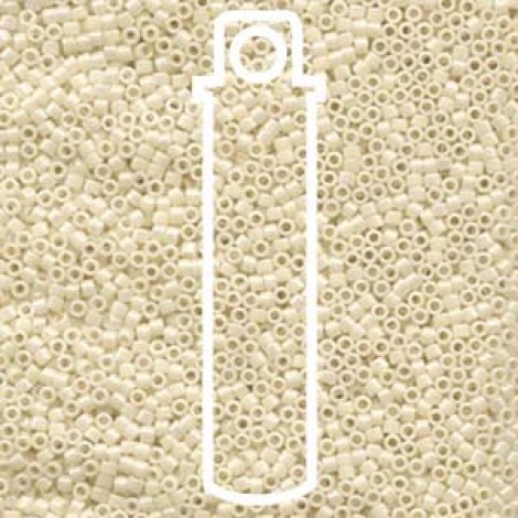 11/0 Delica Seed Beads - Opaque Pear AB - 7.2gm 11/0 Delica Seed Beads - Opaque Pear AB - 7.2gm